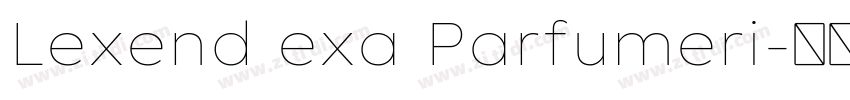 Lexend exa Parfumeri字体转换